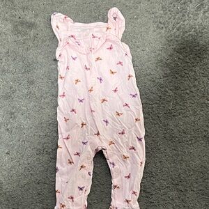 Carter's Pink Butterfly One Piece